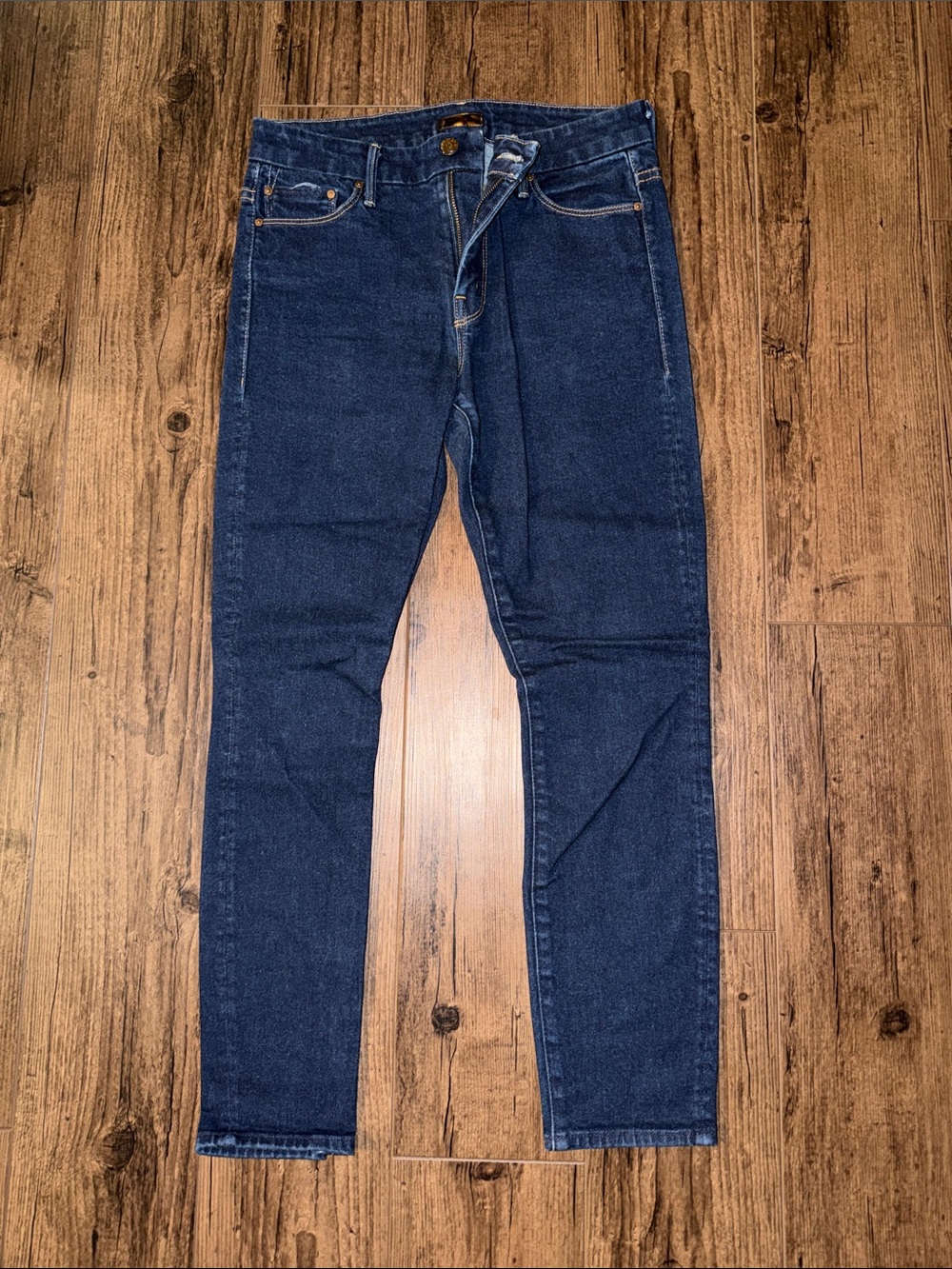 MOTHER Women Skinny Jeans - Dark Blue Denim